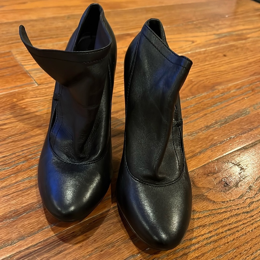 Coach Alexandria Bootie Napa Leather Black